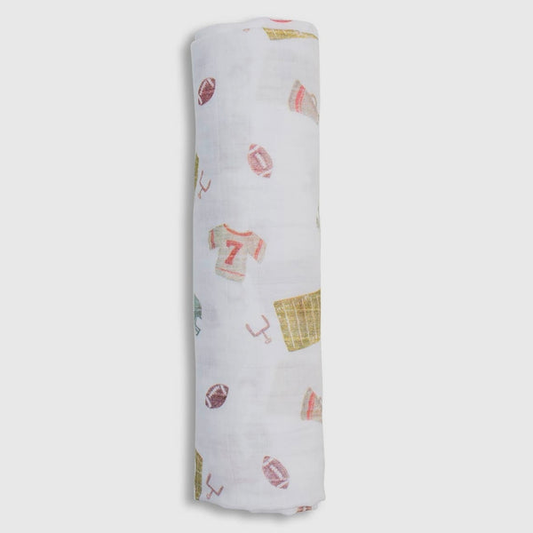 Classic Muslin Swaddle - Football