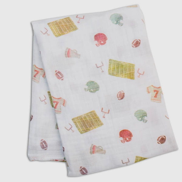 Classic Muslin Swaddle - Football