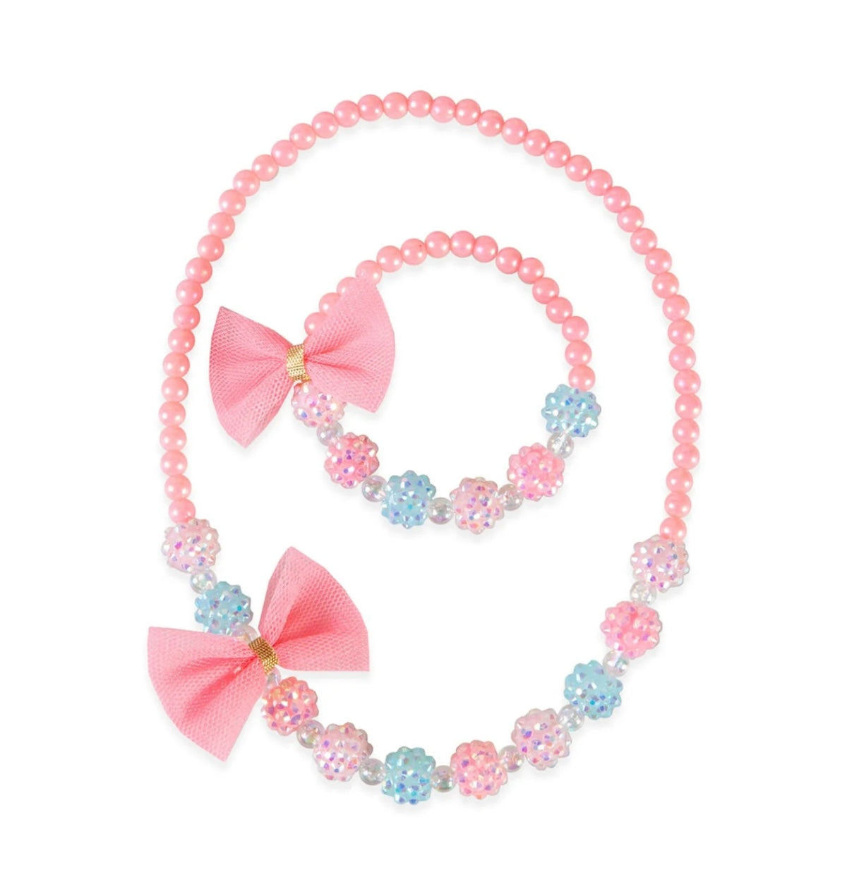 Think Pink Necklace & Bracelet Set