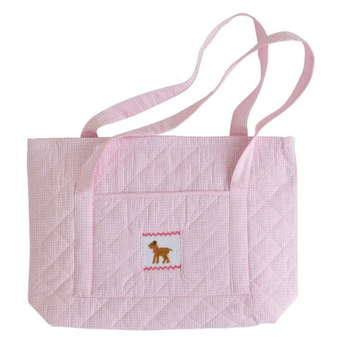 Quilted Luggage Tote - Girl Lab