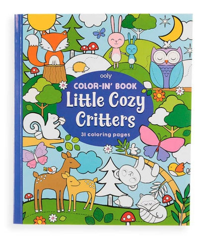 Color-in' Book: Little Cozy Critters