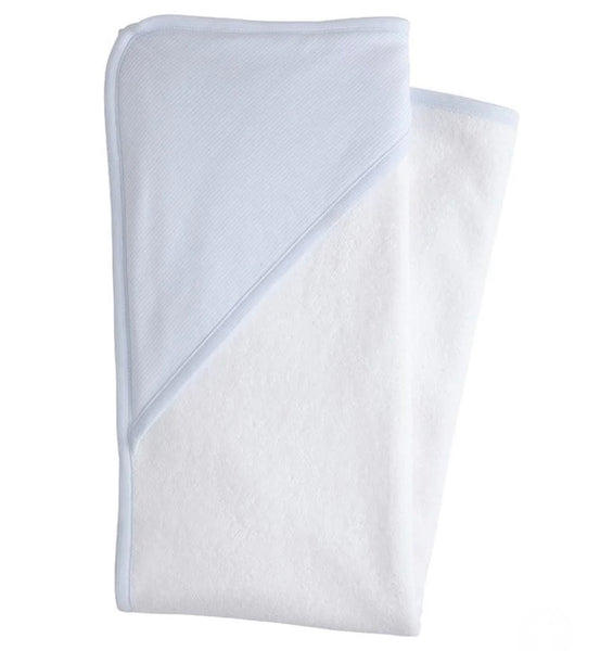Hooded Towel - Blue Stripe