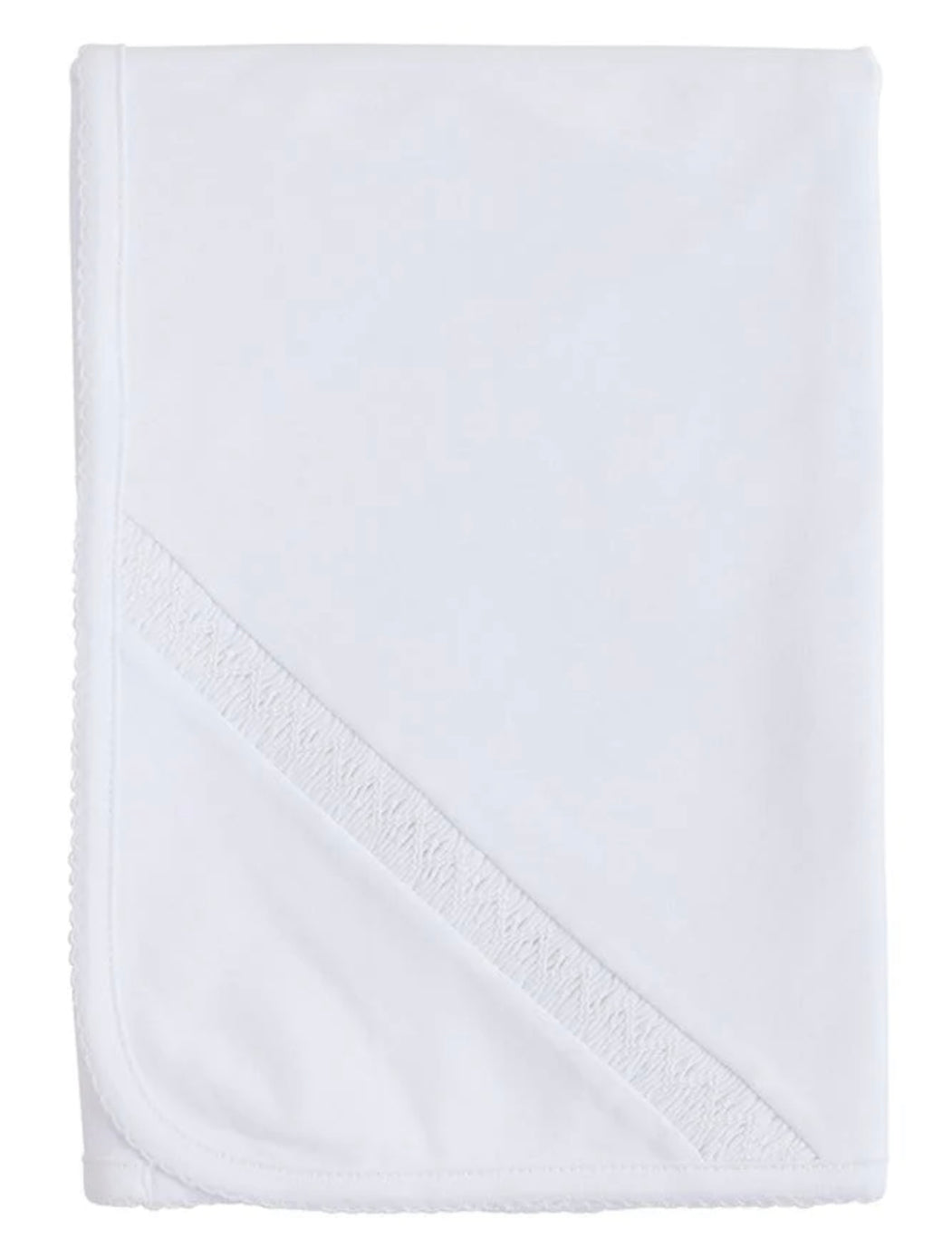 Welcome Home Layette Blanket - White