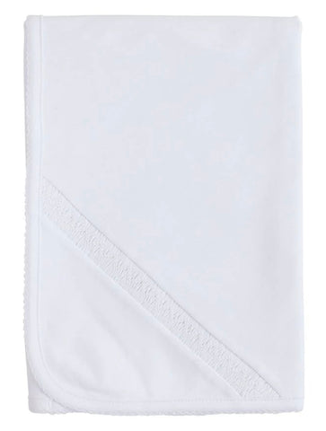 Welcome Home Layette Blanket - White