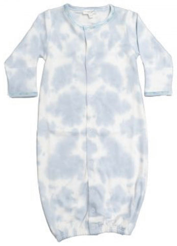 Sky Blue Tie Dye Conv. Gown