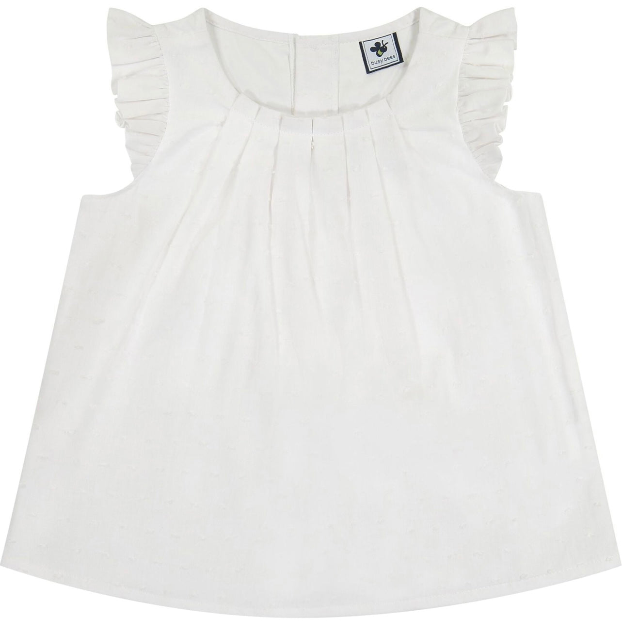 Dede Top White Swiss Dot
