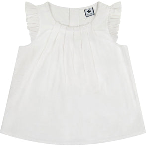Dede Top White Swiss Dot