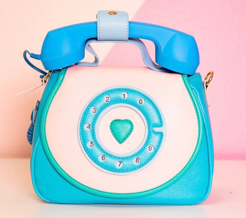 Ring Ring Phone Convertible Handbag  Mermaizing Blue